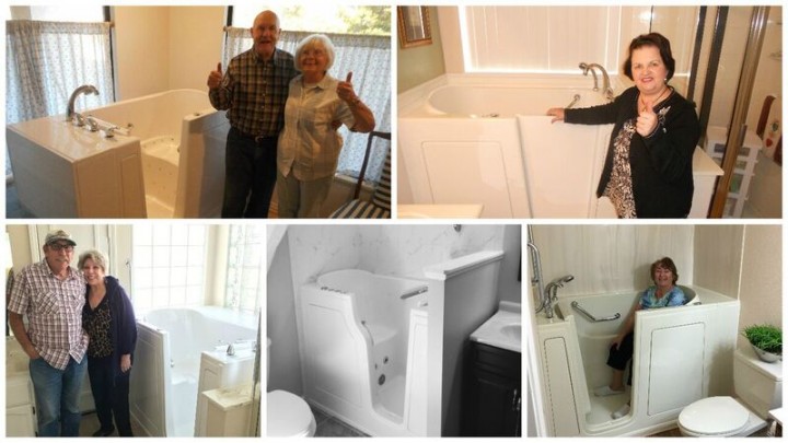 Happy Customers after Walk in Tub Installation